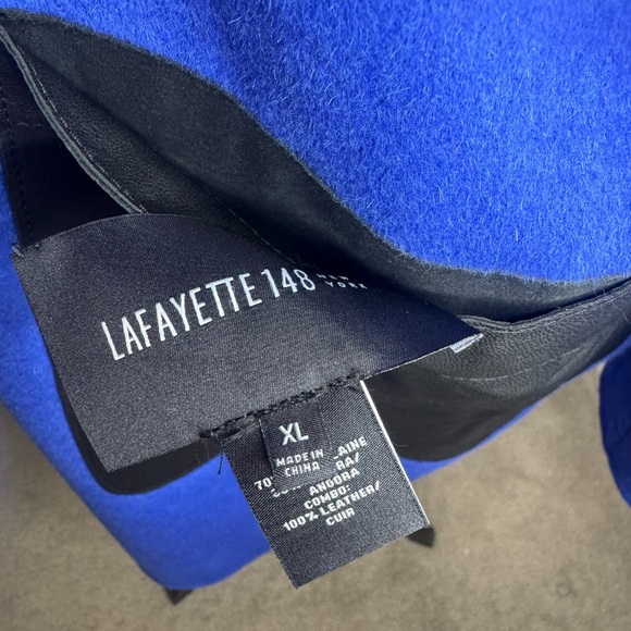 New without tags - Lafayette 148 New York Reversible Wool & Angora Jacket - Picture 10 of 17